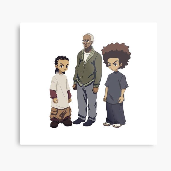 Huey Und Riley Freeman Rip Opa Freeman Metallbild Von Codybradley Redbubble