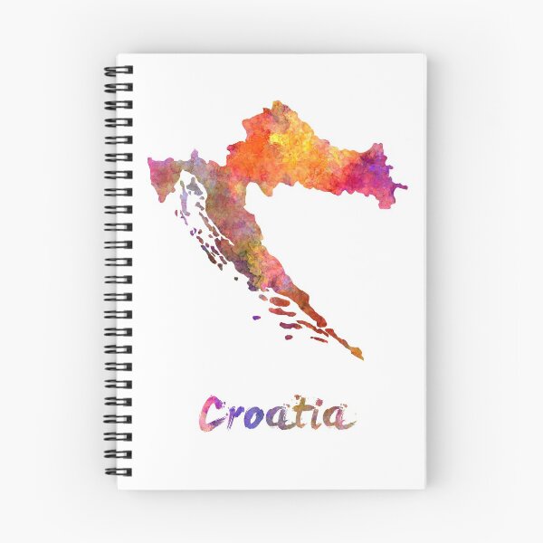 Item preview, Croacia mapa en acuarela designed and sold by paulrommer.