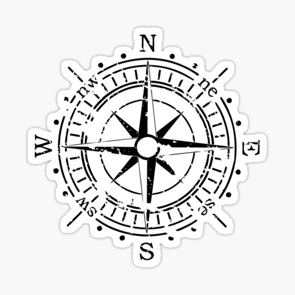 Follow Your Compass Sticker
