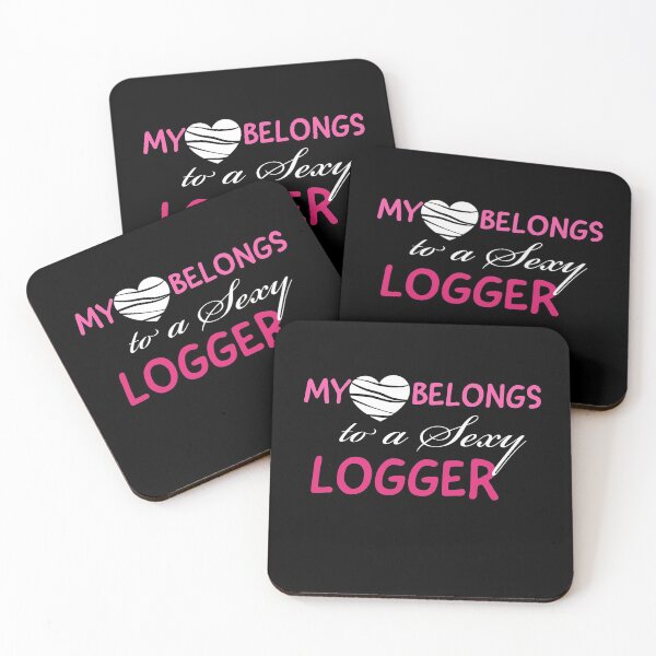 Item preview, My Heart Belongs To A Sexy Logger designed and sold by Luna1Shop.