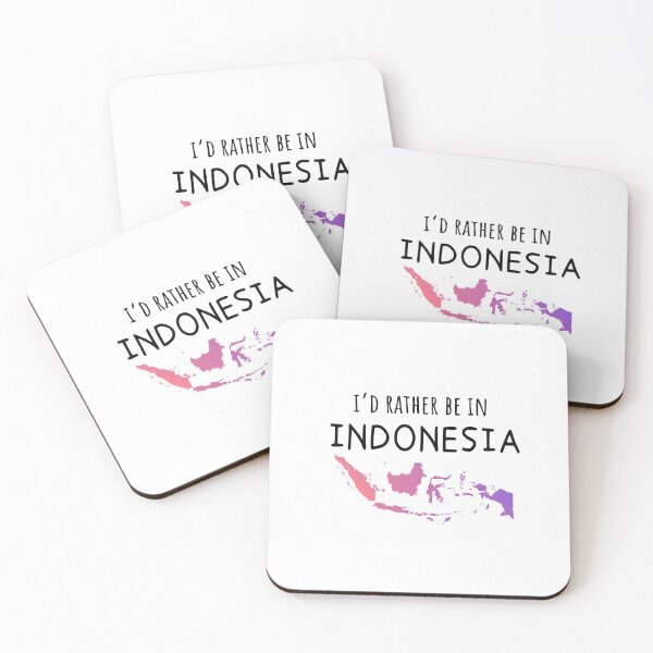 Item preview, I'd Rather Be In Indonesia  Indonesia Map, Indonesia Pride, Indonesia Flag, Travel To Indonesia designed and sold by Ikgha.