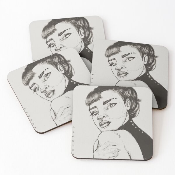 Item preview, Vintage grayscale figurative  designed and sold by g6ddart.
