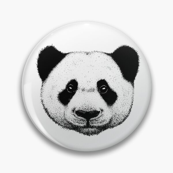 Item preview, Panda's head designed and sold by Tom CHÉRON.