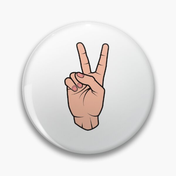 Item preview, Peace Sign Emoji Sticker Pack designed and sold by royal-tees.