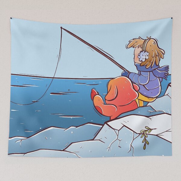 Item preview, Ice Fishing Friends designed and sold by BookBuzz.