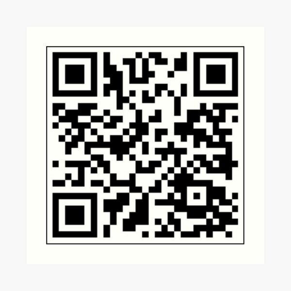 Rick Roll QR Code Prank Metal Print by Ally Says Hi - Pixels