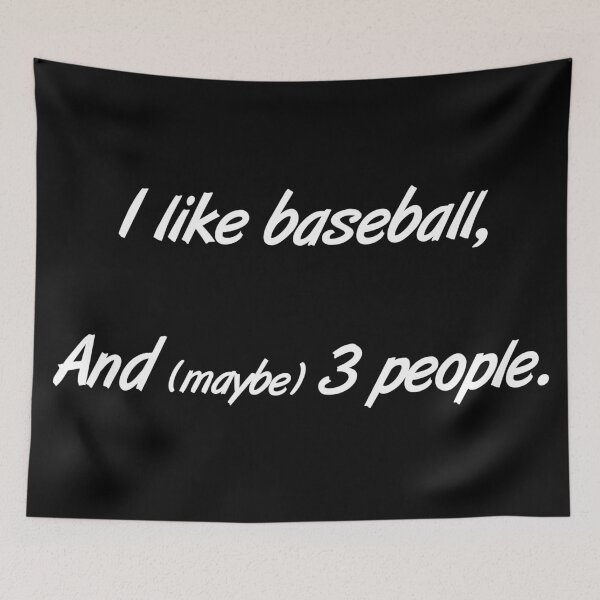 Item preview, I love baseball, and 3 people. designed and sold by 2Girls1Shirt.