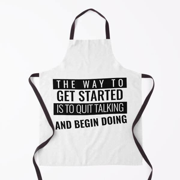 Item preview, The way to get started is to quit talking and begin doing - motivational quotes designed and sold by youngdstag.