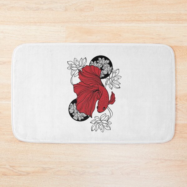 Item preview, Fighting Fish Japan Print designed and sold by ElBeDesigns.