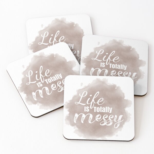 Item preview, Life is Messy-brown designed and sold by designbyjodyb.