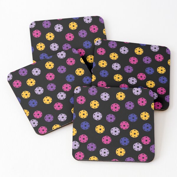 Item preview, Neon purple and yellow pickleballs. designed and sold by EvieWoj.