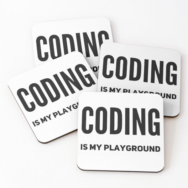 Item preview, Coding is My Playground designed and sold by SerenaBliss.