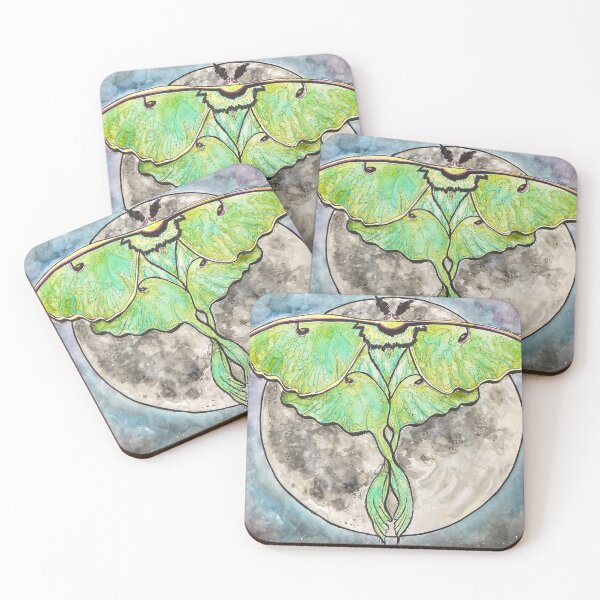 Item preview, Galaxy Luna Moth designed and sold by NahmasteNicole.