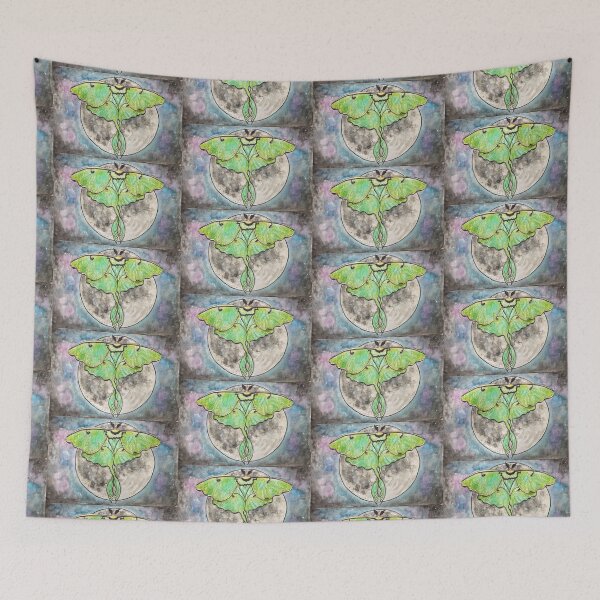 Item preview, Galaxy Luna Moth designed and sold by NahmasteNicole.