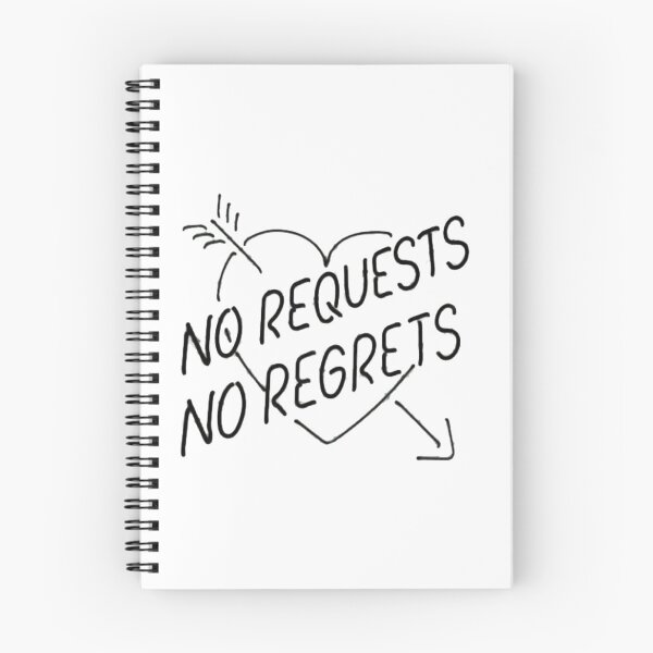 Item preview, No requests no regrets  designed and sold by Creativeart1974.