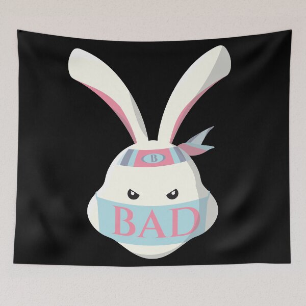 Item preview, Badass Cute Lockdown Bunny designed and sold by Styler Design.