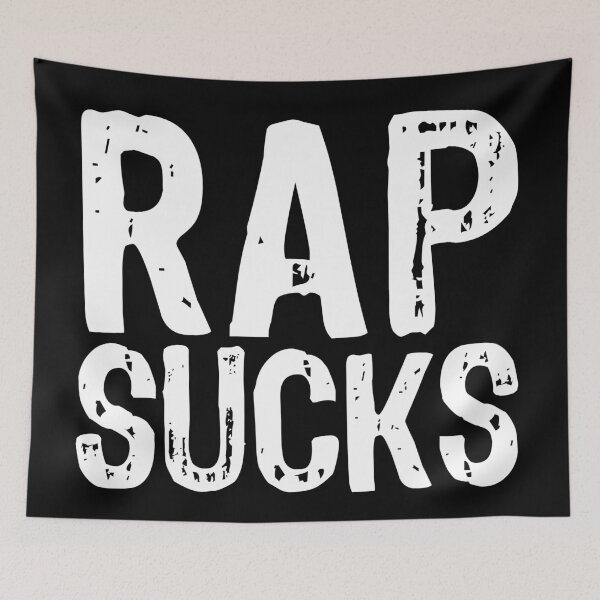 Artikelvorschau, Rap ist scheiße entworfen und verkauft von The "I Love Everything" Shop.