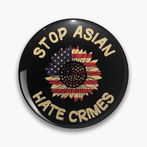Item preview, Asian Lives Matter, Stop Asian Hate Crimes, Stop AAPI Hate Sunflower US Flag designed and sold by ecdato.
