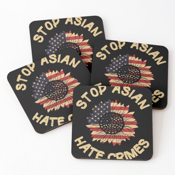 Item preview, Asian Lives Matter, Stop Asian Hate Crimes, Stop AAPI Hate Sunflower US Flag designed and sold by ecdato.