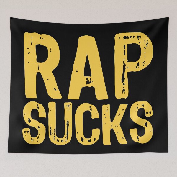 Artikelvorschau, Rap ist scheiße entworfen und verkauft von The "I Love Everything" Shop.
