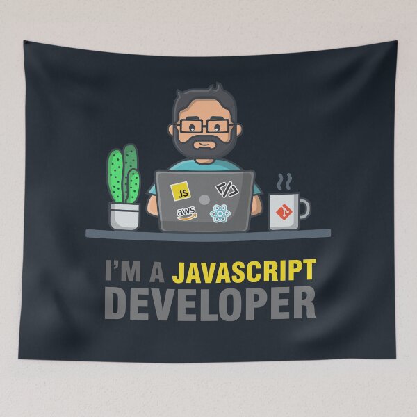 Item preview, I'm a Javascript Developer (Dark) designed and sold by Devshirt.