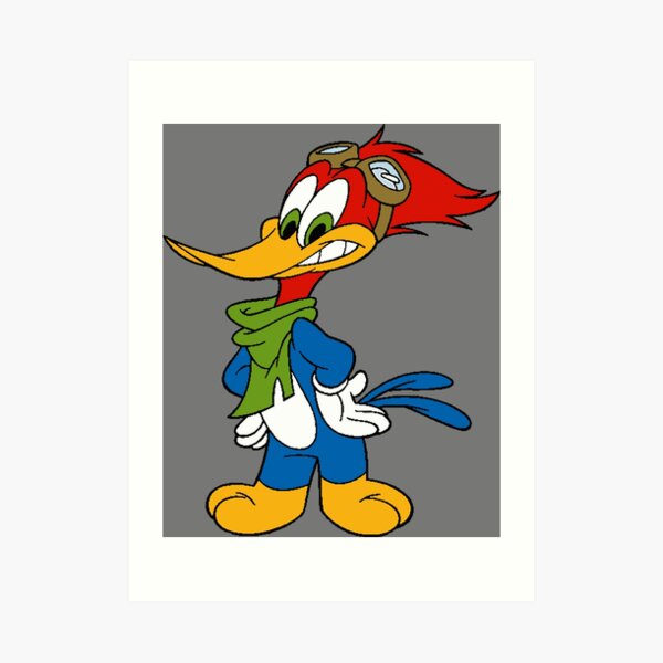 Woody Woodpecker Art Print By Irnart Redbubble Woody Woodpecker Art Print By Irnart Redbubble