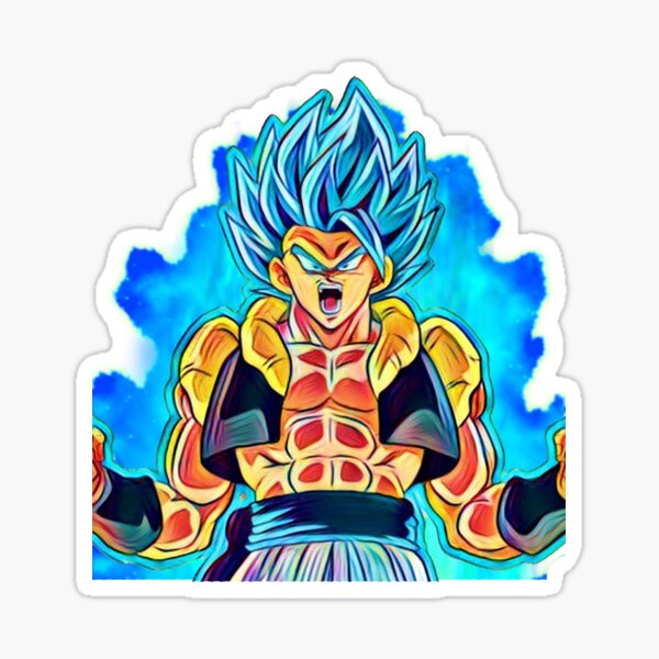 Super Saiyan Blue Evolution Gogeta Sticker – sevenstarperlers