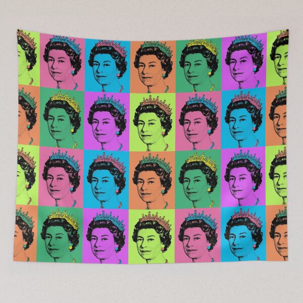 Item preview, Queen Elizabeth II England British designed and sold by Olha Borishchuk.
