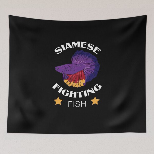 Item preview, Siamese Betta fighting fish designed and sold by ElBeDesigns.