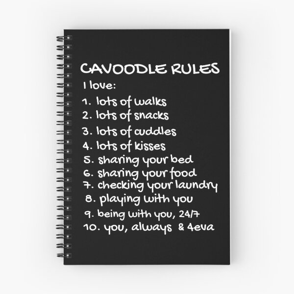 Item preview, Cavoodle Rules. Text only design, white text. designed and sold by JellyBeenzz.