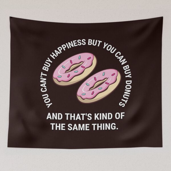 Item preview, Beautiful donut design. Happiness is donut. Donut lovers. designed and sold by efenem.