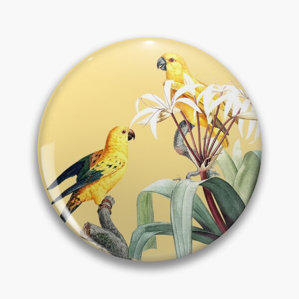 Item preview, Cute Parrots Tropical Bright Floral Nature designed and sold by ChinStore.