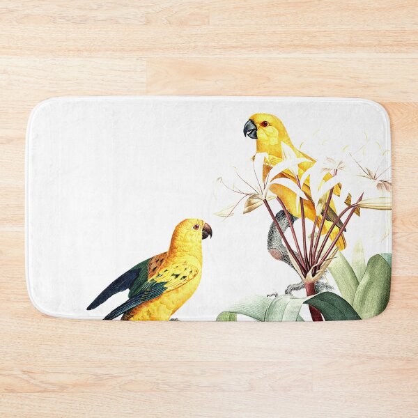 Item preview, Cute Parrots Tropical Bright Floral Nature designed and sold by ChinStore.