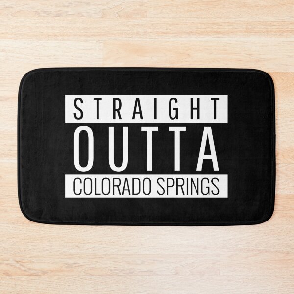 Item preview, Straight Outta Colorado Springs  designed and sold by Teelogic.