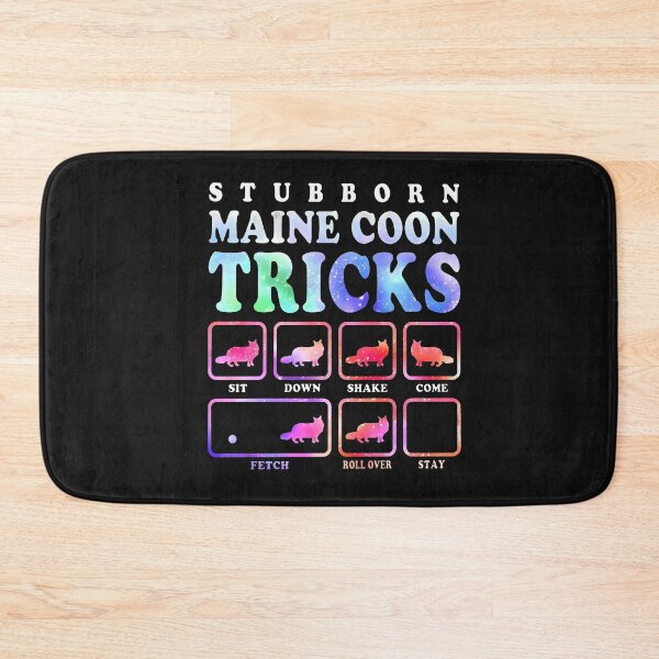 Item preview, Stubborn Maine Coon Tricks designed and sold by BasiaKrol.