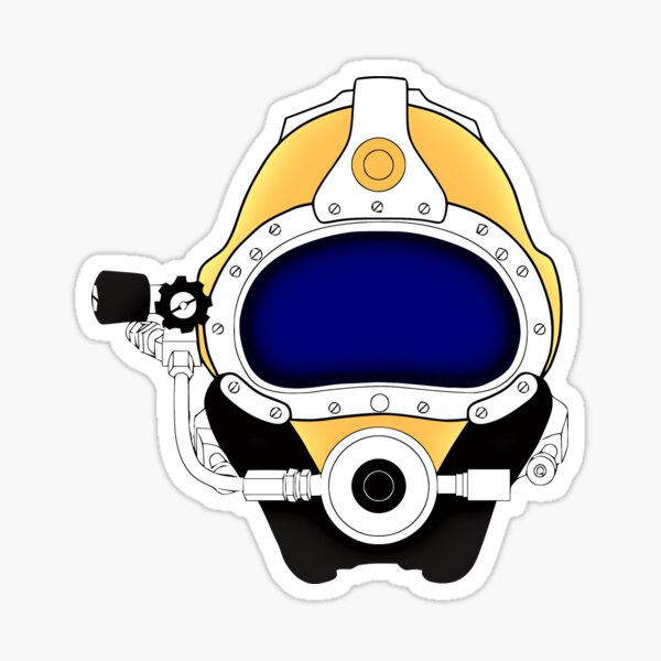 Kirby Morgan Dive Helmet Decal for Car Truck JEEP 