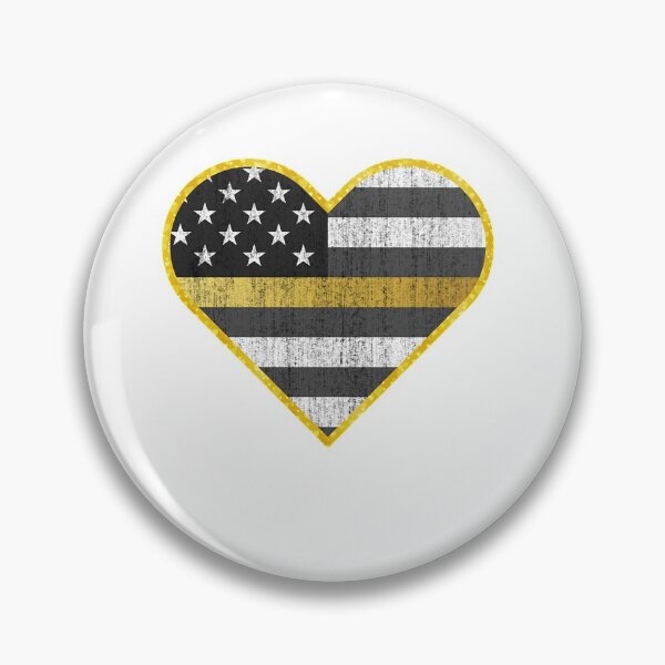 Item preview, 911 Operator Dispatcher Thin Yellow Line Heart designed and sold by vernama6manna5.