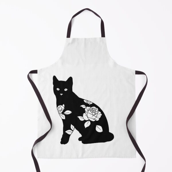 Item preview, Black Cat good luck Cats feline lovers cat flowers designed and sold by Coolstuff4you71.
