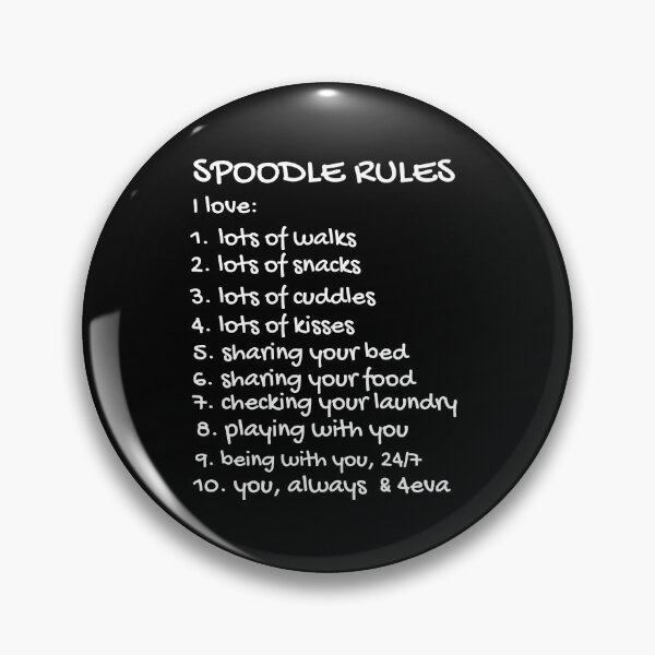 Item preview, Spoodle Rules. Text only design, white text. designed and sold by JellyBeenzz.