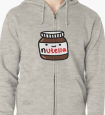 nutella Zipped Hoodie