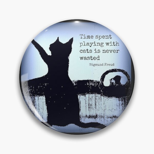 Item preview, Black Cat good luck Cats feline lovers cat Sigmung Freud designed and sold by Coolstuff4you71.