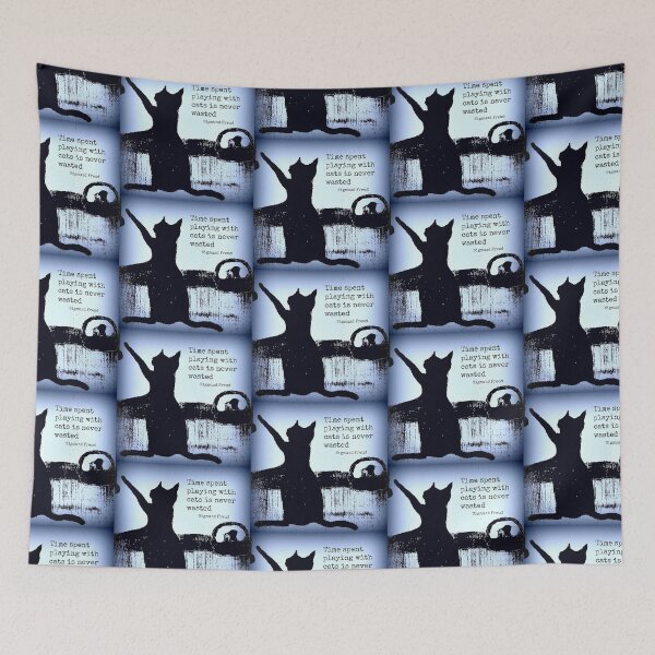 Item preview, Black Cat good luck Cats feline lovers cat Sigmung Freud designed and sold by Coolstuff4you71.