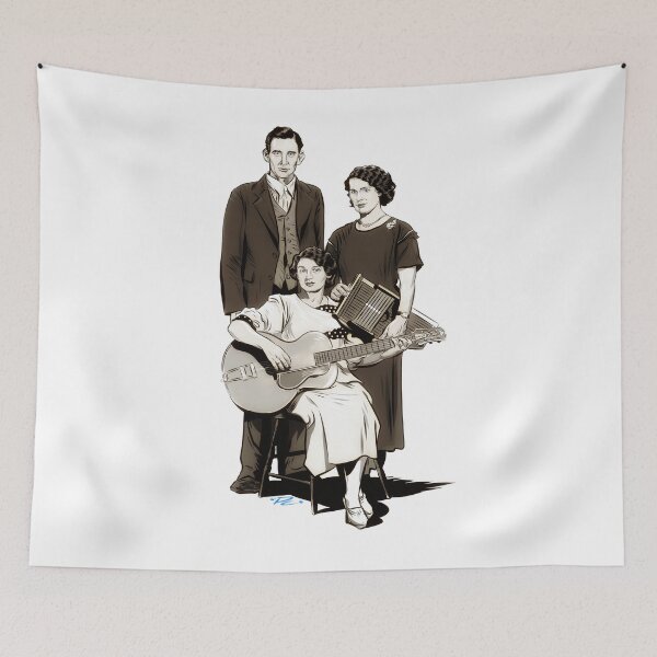 Item preview, The Carter Family - An illustration by Paul Cemmick designed and sold by TIGERDAVER.