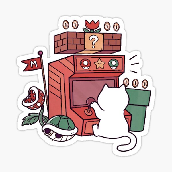 Cat Bowser Jr. Sticker for Sale by tootytots