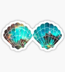 Green Galaxy Mermaid Sticker