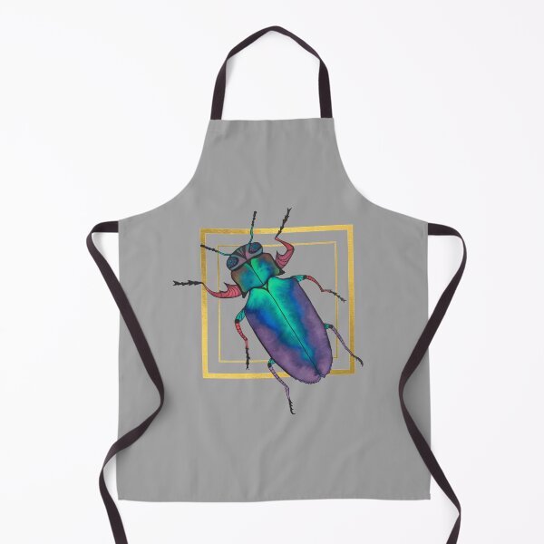 Item preview, Insect bug watercolor gold  designed and sold by editanagy.