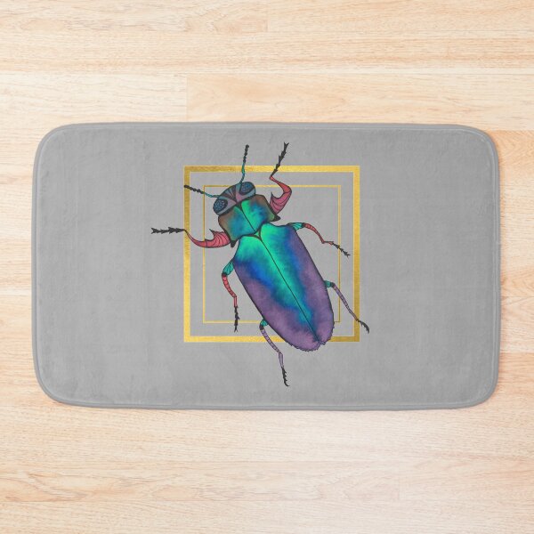 Item preview, Insect bug watercolor gold  designed and sold by editanagy.