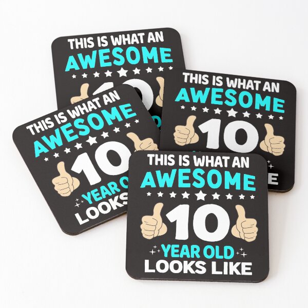 Item preview, This is What an Awesome 10 Year Old Looks Like ,10th Birthday Gift designed and sold by Majesticoo.