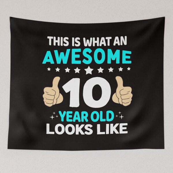 Item preview, This is What an Awesome 10 Year Old Looks Like ,10th Birthday Gift designed and sold by Majesticoo.
