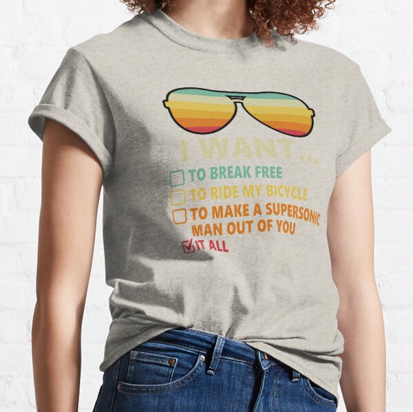 Item preview, Funny Music lover Gift Bicycle Costume I Want It All designed and sold by The1Tee.